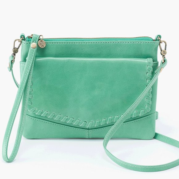 NWT New Hobo Stroll Convertible Crossbody Mint Retired Rare